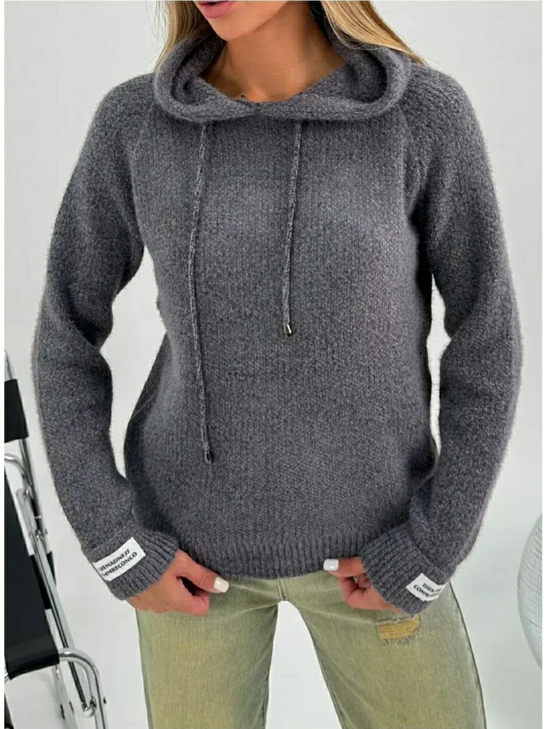 кофта женская,свитера с капюшоном,теплая кофта,кофта с капюшоном,свитер женский вязаный