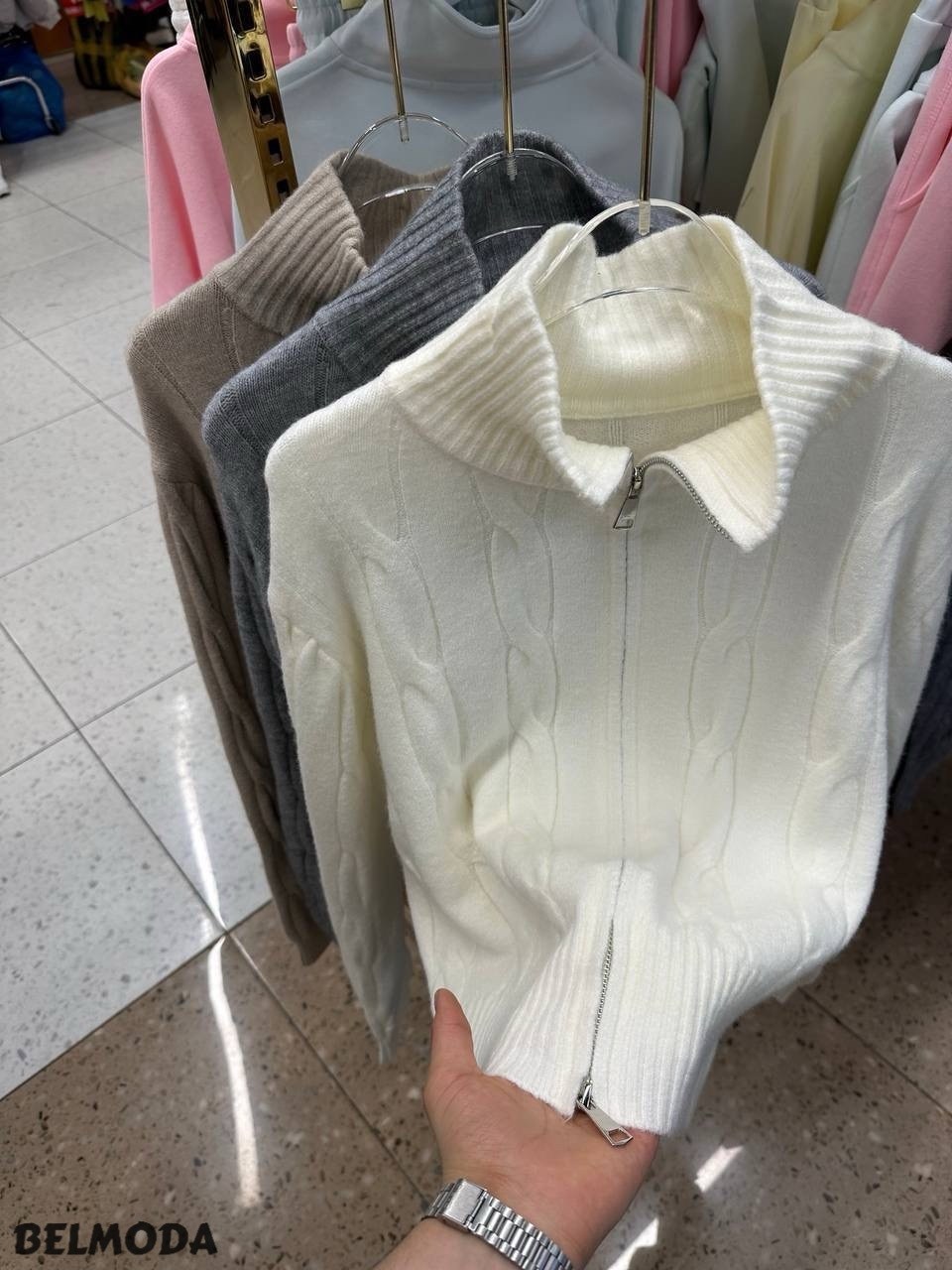 женский свитер,модные свитера,трикотажный свитер,свитер с воротником,модный женский свитер