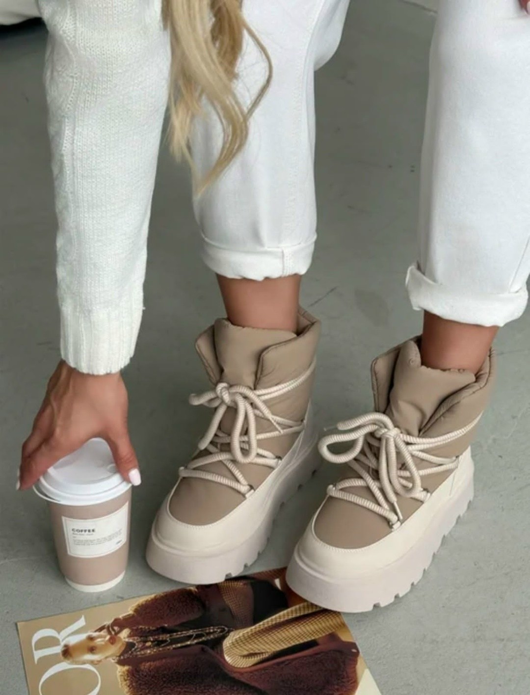 женская зимняя ,модная зимняя ,дутики женские,зимняя ,дутики зимние женские