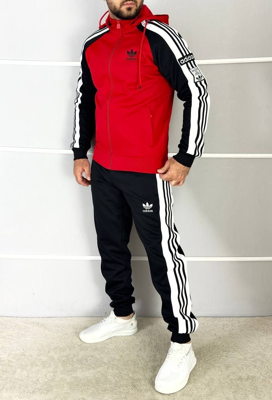 спортивный костюм адидас мужской красный с черным,костюм адидас черно красный мужской,черно красный костюм мужской спортивный адидас,спортивный костюм адидас мужской красный,спортивные костюмы адидас