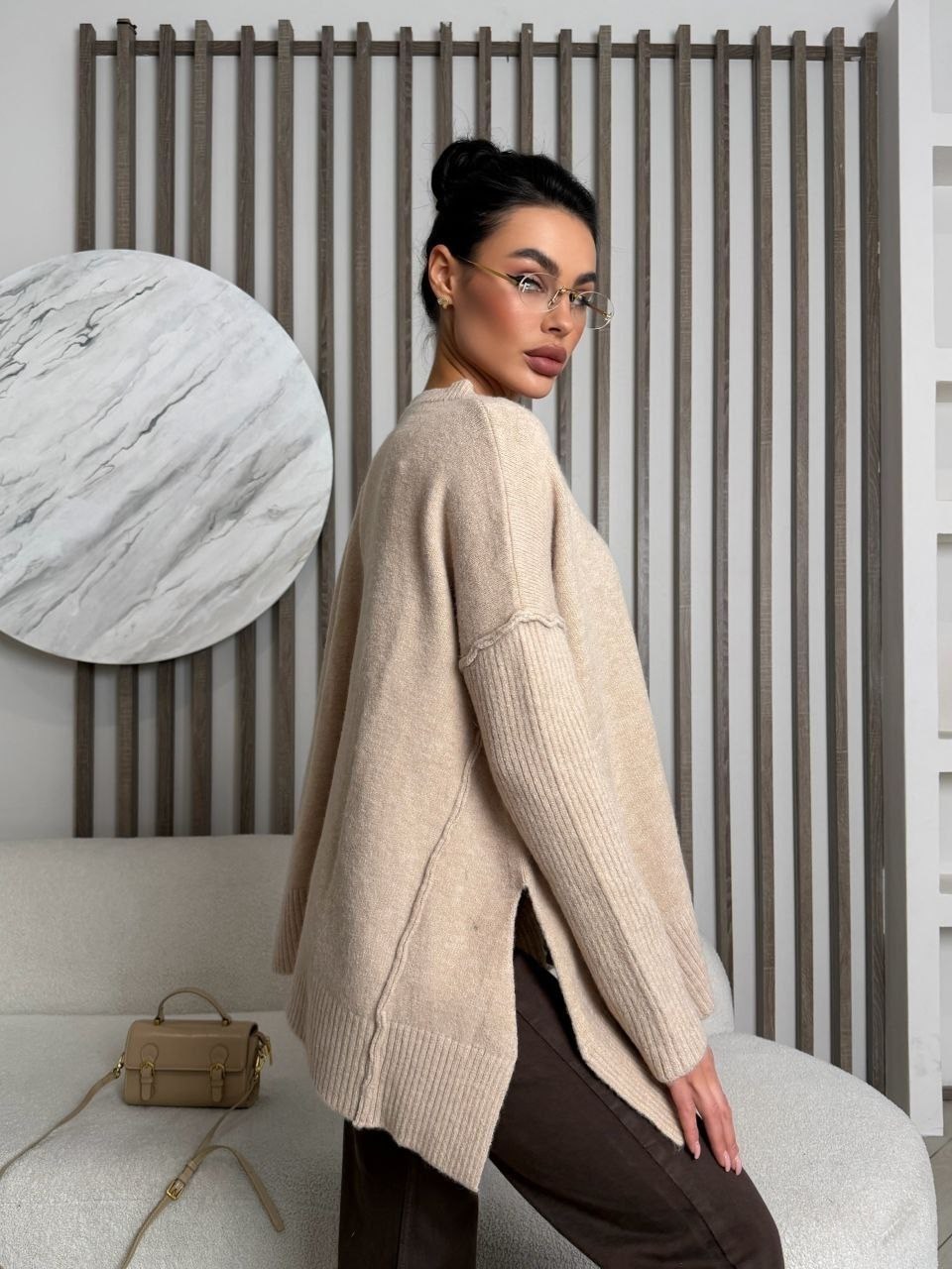 свитера женские,вязаные свитера,женская кофта,кофта пуловер,свитер бежевый