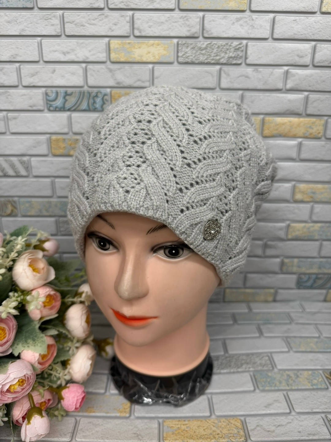 шапка женская вязаная,шапка женская,шапка вязаная,шапка для женщин,шапки комплект