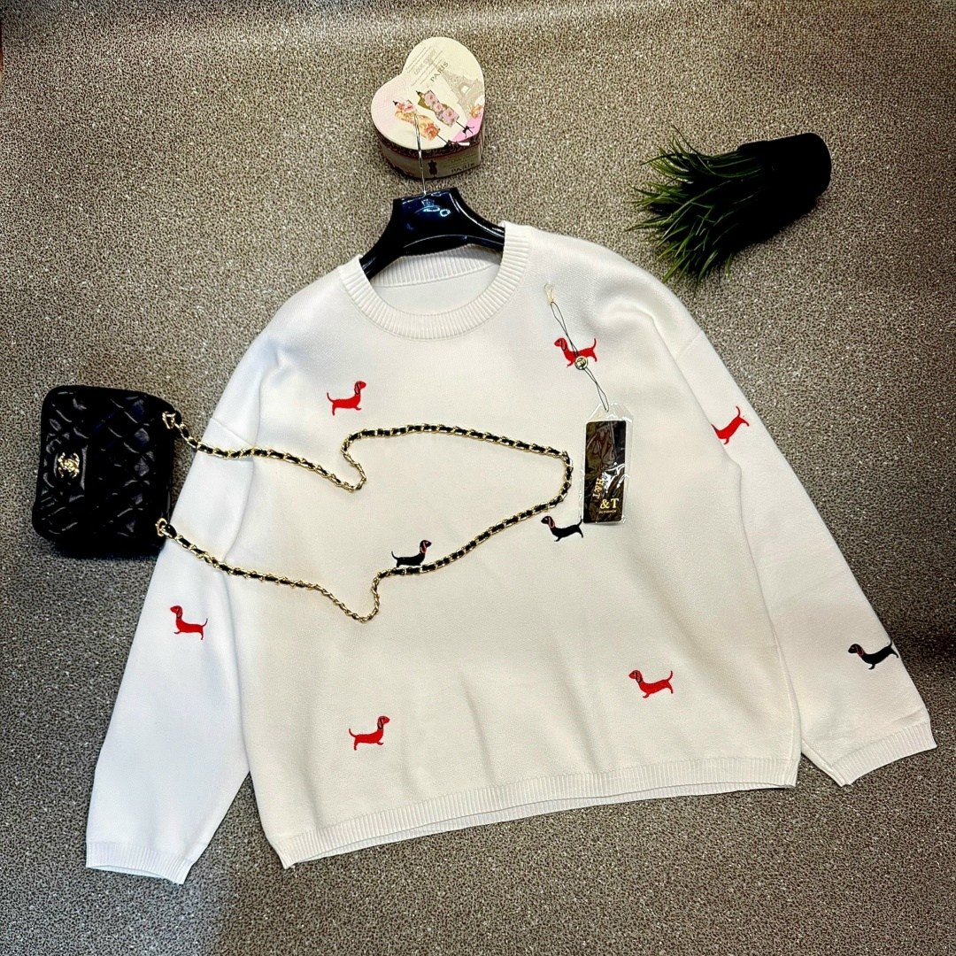 свитер с вышивкой,свитеры модные,женская кофта,повседневный джемпер,модная кофта