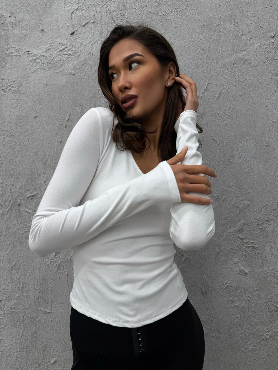 лонгслив базовый,лонгслив женский,лонгслив с драпировкой,женская кофта,лонгслив