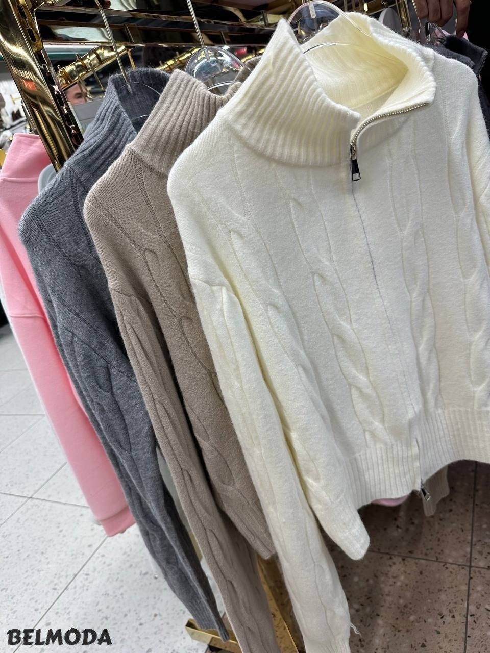 женский свитер,модные свитера,трикотажный свитер,свитер с воротником,модный женский свитер