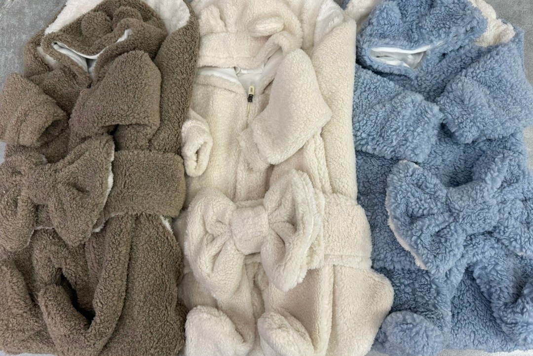 комбинезон papitto утепленный с капюшоном,комбинезон плюшевый,комбинезон с ушками для новорожденного,плюшевый комбинезон для новорожденного,теплый комбинезон для новорожденных