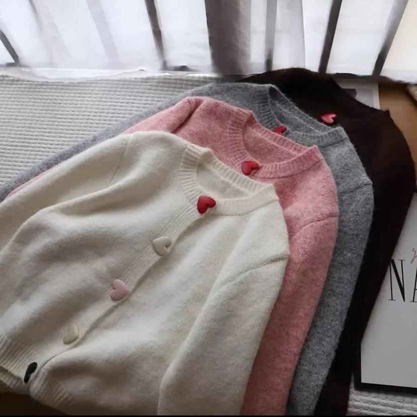 кардиган женский вязаный,кардиган в корейском стиле,кардиган с круглым вырезом,кардиган женский,кардиган с пуговицами