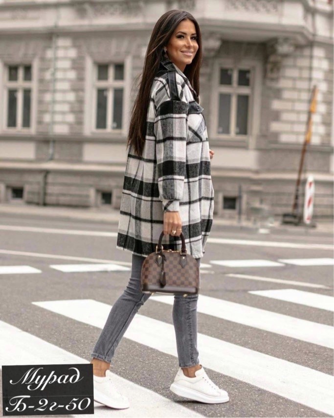 рубашка в клетку женская оверсайз,рубашка оверсайз теплая в клетку,пальто клетчатое,женское шерстяное пальто в клетку,пальто в клетку