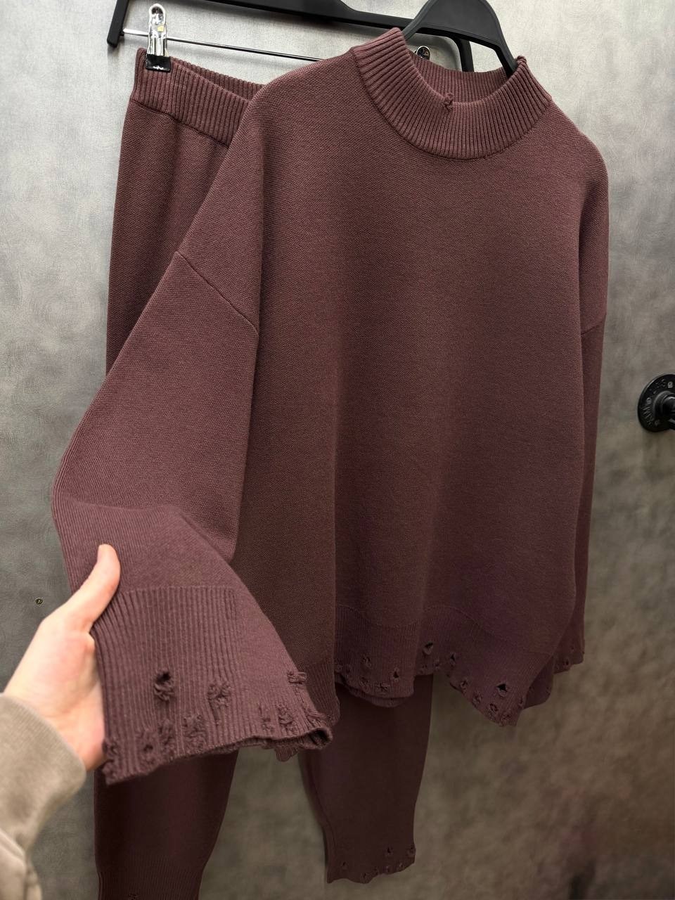 трикотажные костюмы,костюмы брючные,костюм с брюками,вязаные костюмы,костюм оверсайз