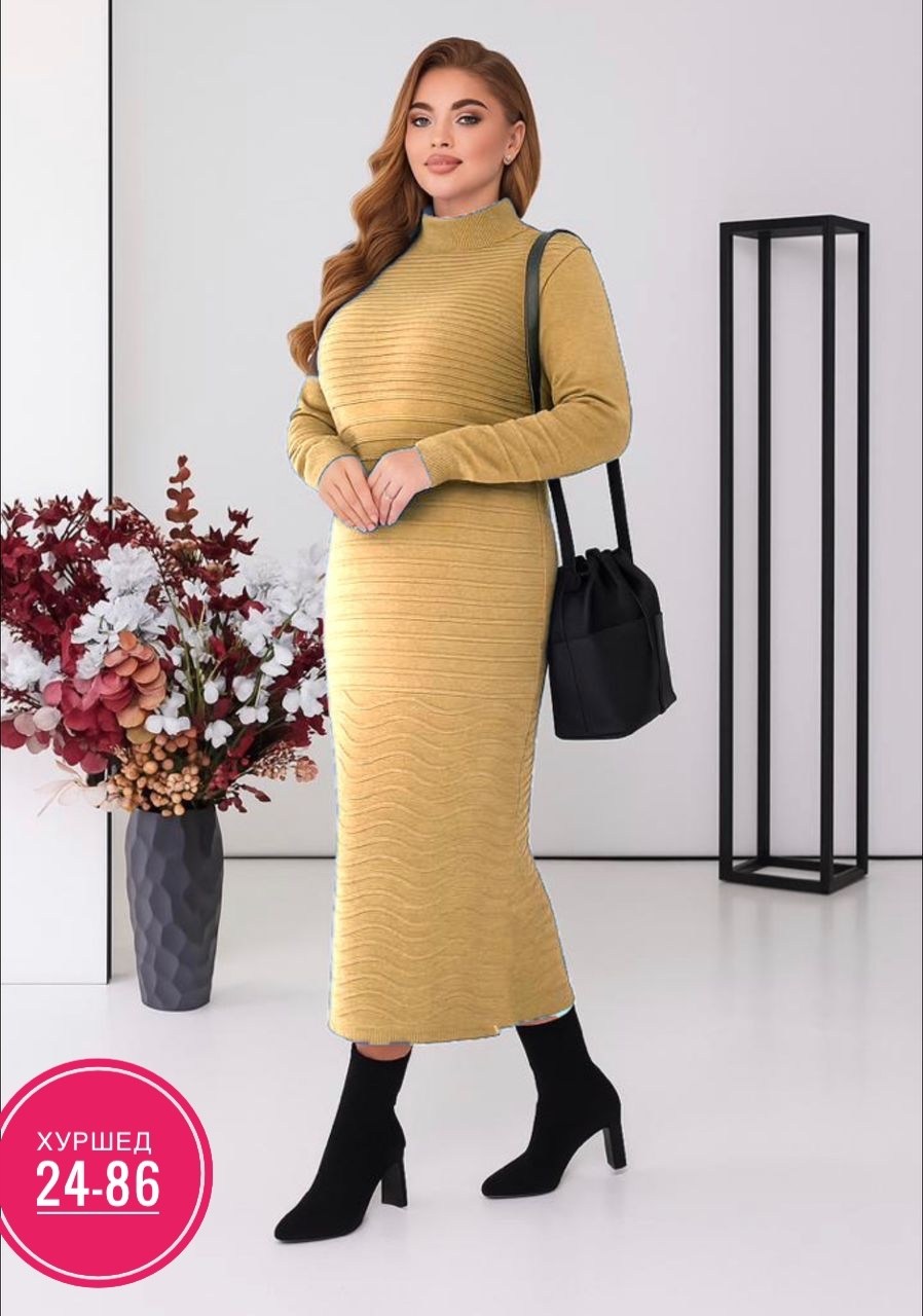 теплое платье лапша,женское платье лапша,платье лапша,платье вязаное,трикотажное платье лапша