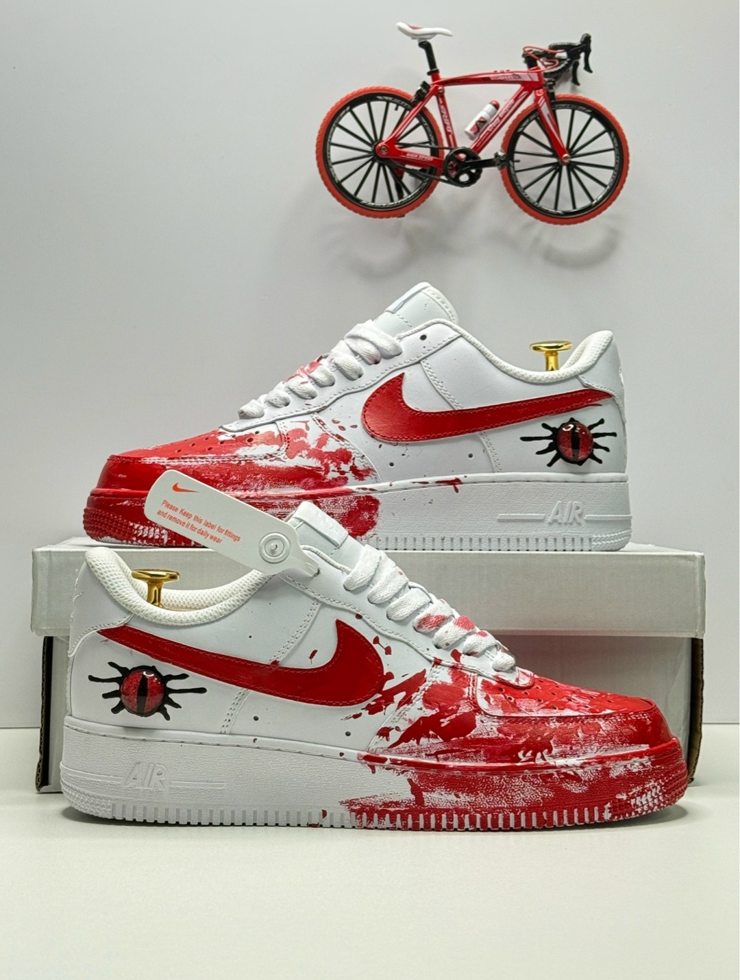 кросcовки nike air force 1,nike air force 1 blood custom,кроссовки,nike air force 1,nike air force 1 custom