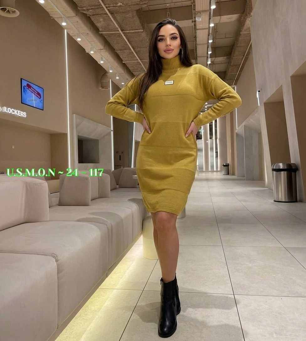 трикотажное платье,платье туника теплая,женское платье теплое,вязаное платье женское,платье вязаное