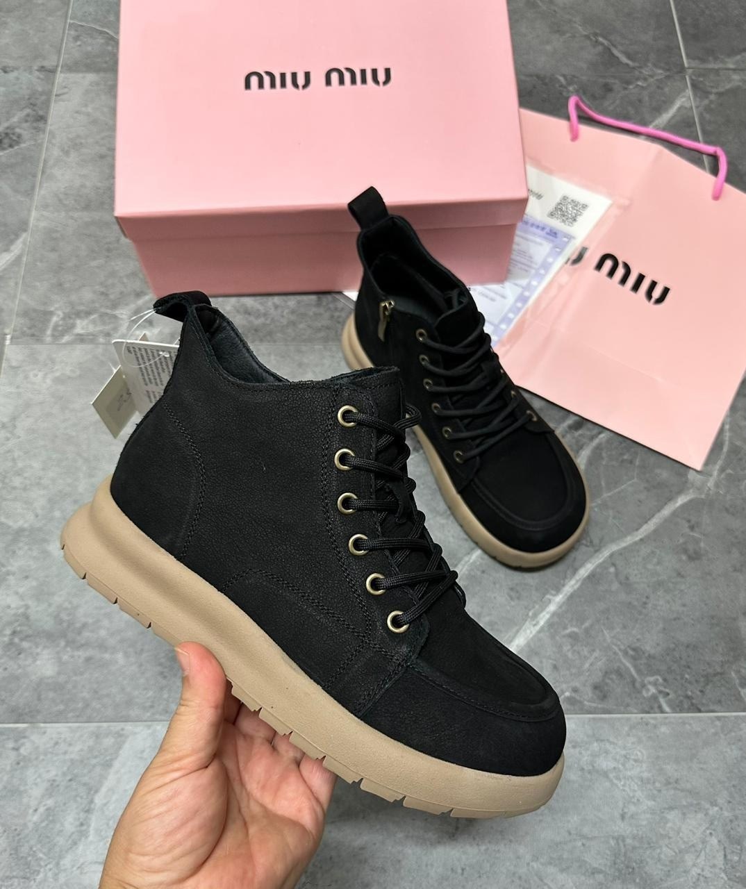 ,ботинки miu miu,женские ботинки,стильная , женская