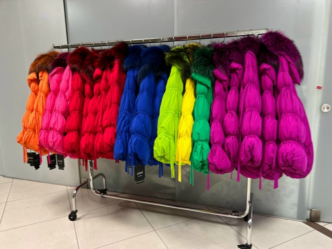 стильные пуховики,пуховики с мехом,пуховик,оранжевый пуховик,меховая куртка