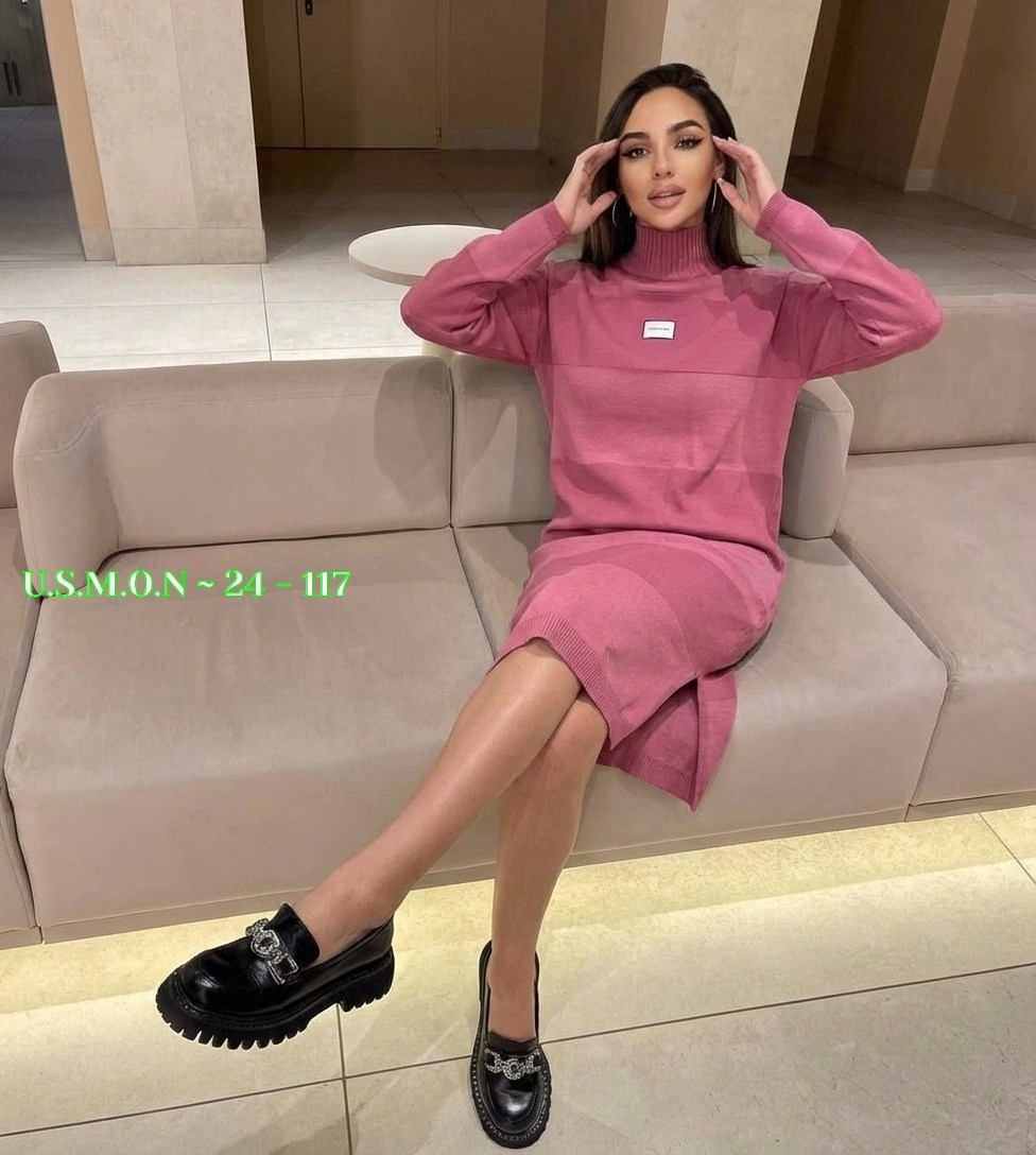 трикотажное платье,платье туника теплая,женское платье теплое,вязаное платье женское,платье вязаное