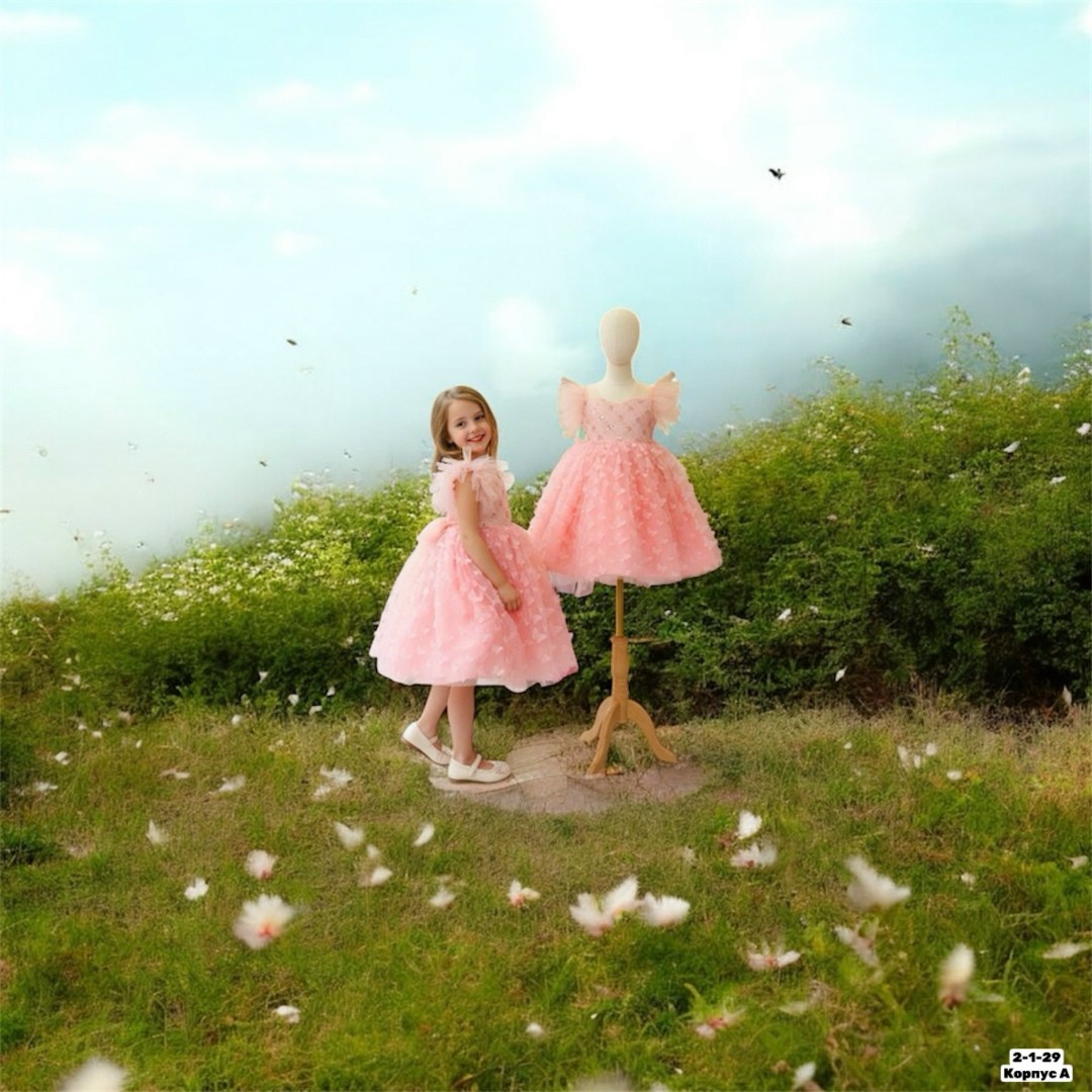 платье для девочки пышное,платье для свадьбы,розовое платье для девочки,платье детская,пышное платья
