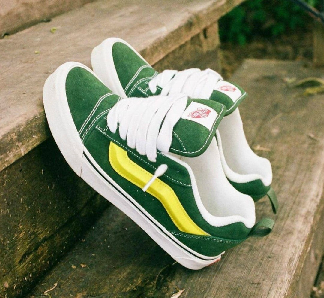 кеды vans knu skool,кроссовки vans knu skool,ванс кроссовки,вансы зеленые,vans knu skool
