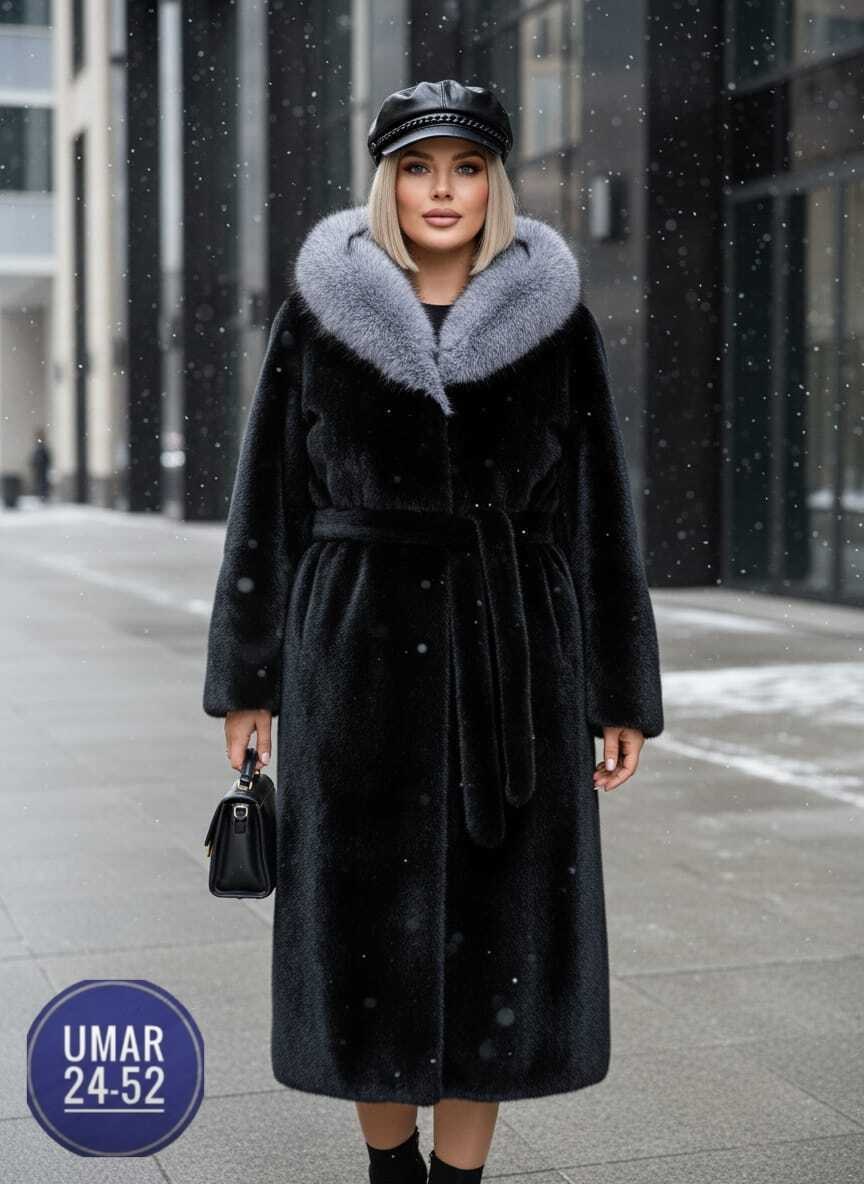 шуба норковая,шуба из норки,шуба из норки с капюшоном,шуба норковая с капюшоном,длинная норковая шуба