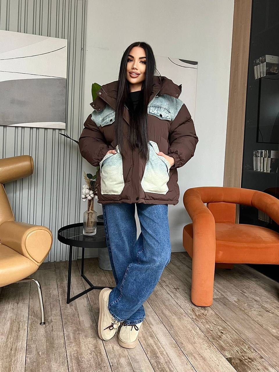 стильная куртка,куртка модная,женская куртка,комбинированная куртка,куртка