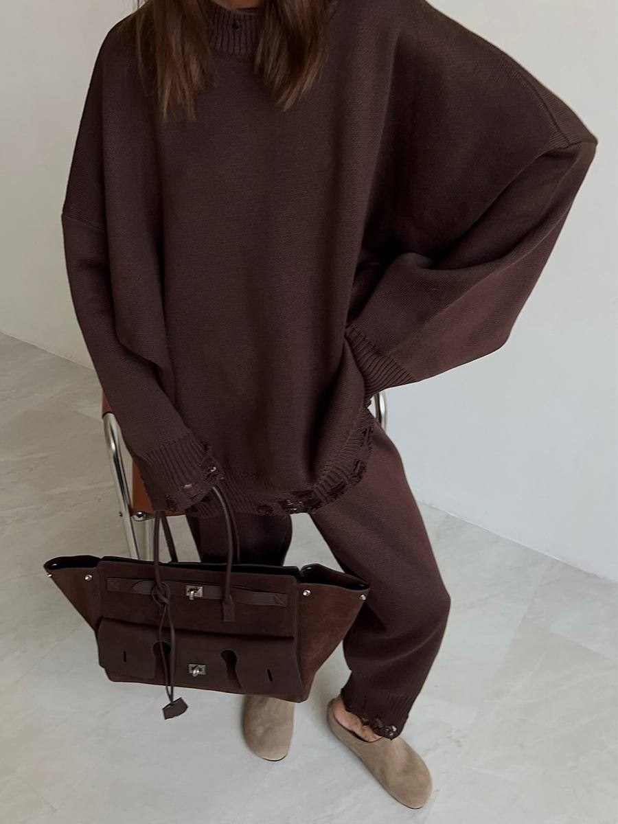 трикотажные костюмы,костюмы брючные,костюм с брюками,вязаные костюмы,костюм оверсайз