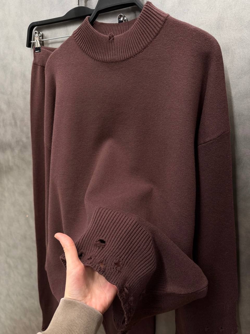 трикотажные костюмы,костюмы брючные,костюм с брюками,вязаные костюмы,костюм оверсайз