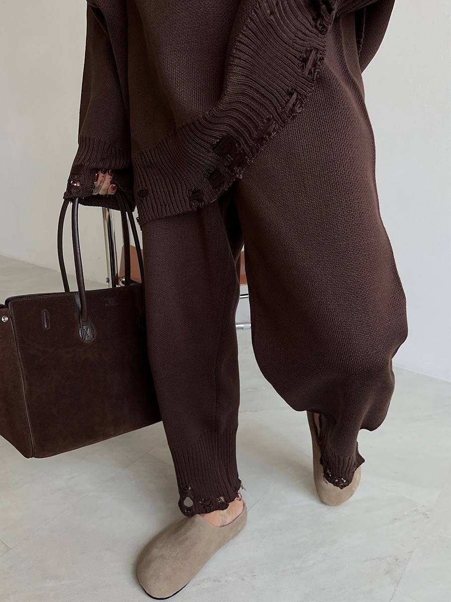 трикотажные костюмы,костюмы брючные,костюм с брюками,вязаные костюмы,костюм оверсайз