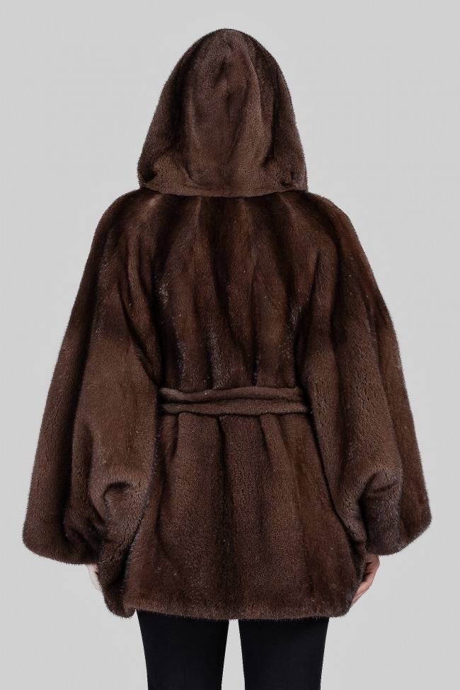 шуба норковая летучая мышь,шуба норковая коричневая с капюшоном,норковые шубы,норковая шуба летучая мышь с капюшоном,шуба летучая мышь из норки с капюшоном