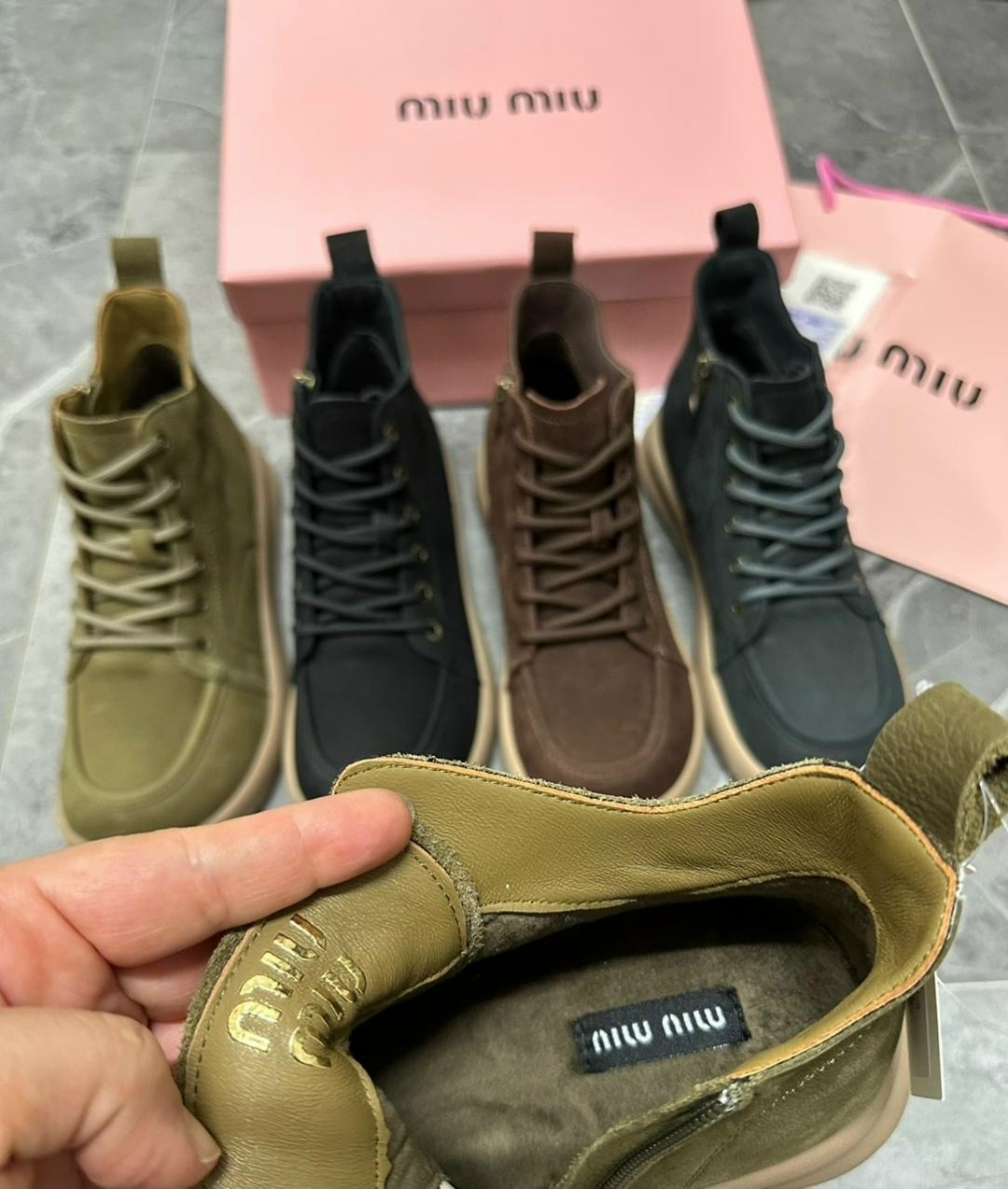 ,ботинки miu miu,женские ботинки,стильная , женская