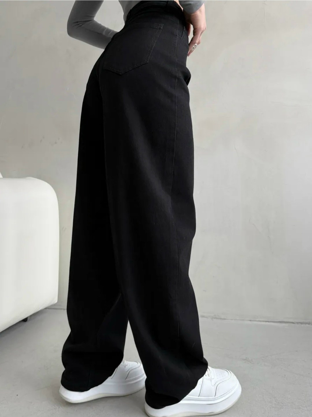 черные джинсы широкие,брюки джинсы,джинсы широкие,джинсы женские широкие,женские джинсы