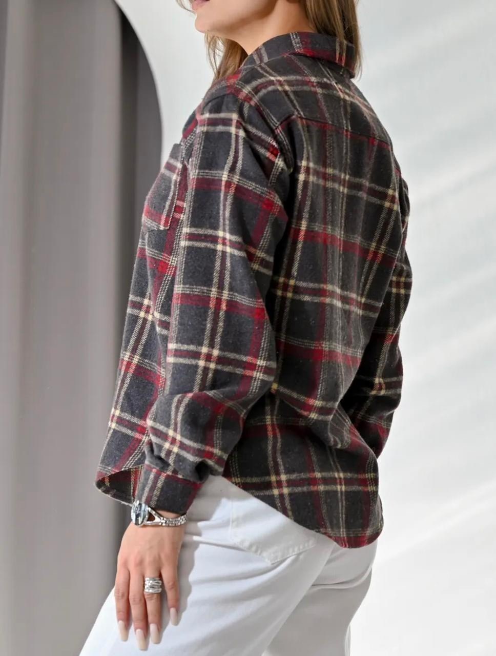 рубашка женская в клетку,рубашка в клетку женская оверсайз,рубашка клетка,рубашка женская,рубашка женская в клетку теплая оверсайз