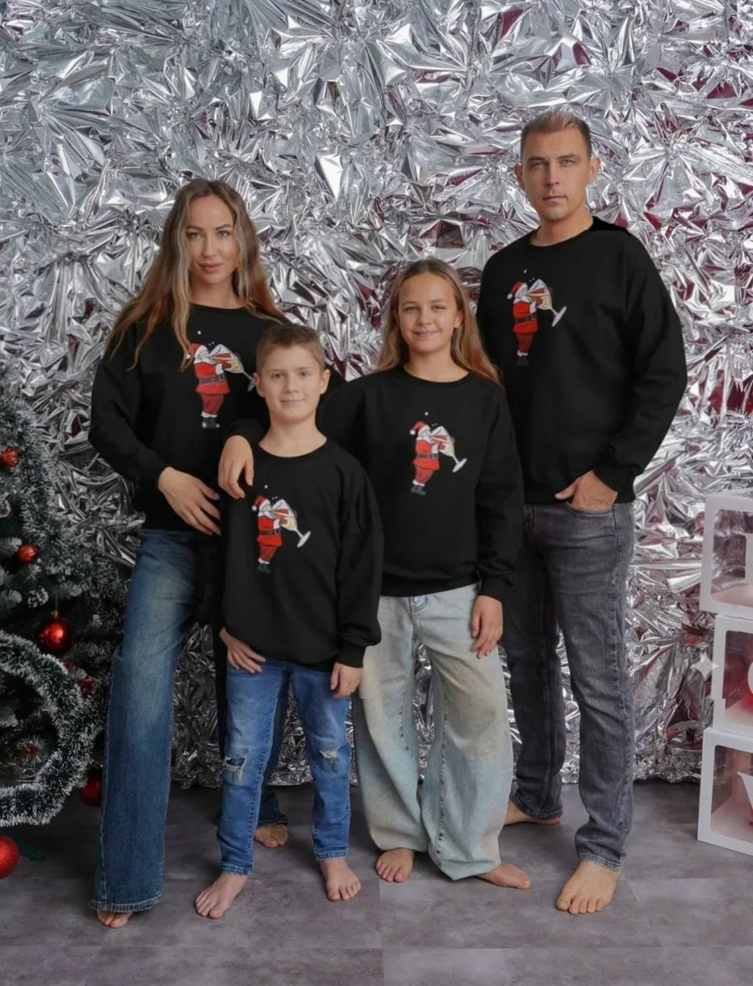 свитшот детский новый год,детский свитшот,для всей семьи,свитшот фэмили лук,фэмили лук свитшот джемпер детский новый год