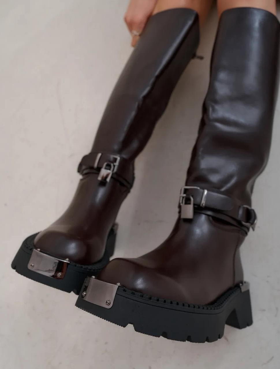 женские сапоги,коричневые сапоги,сапоги до колен,модные сапоги,