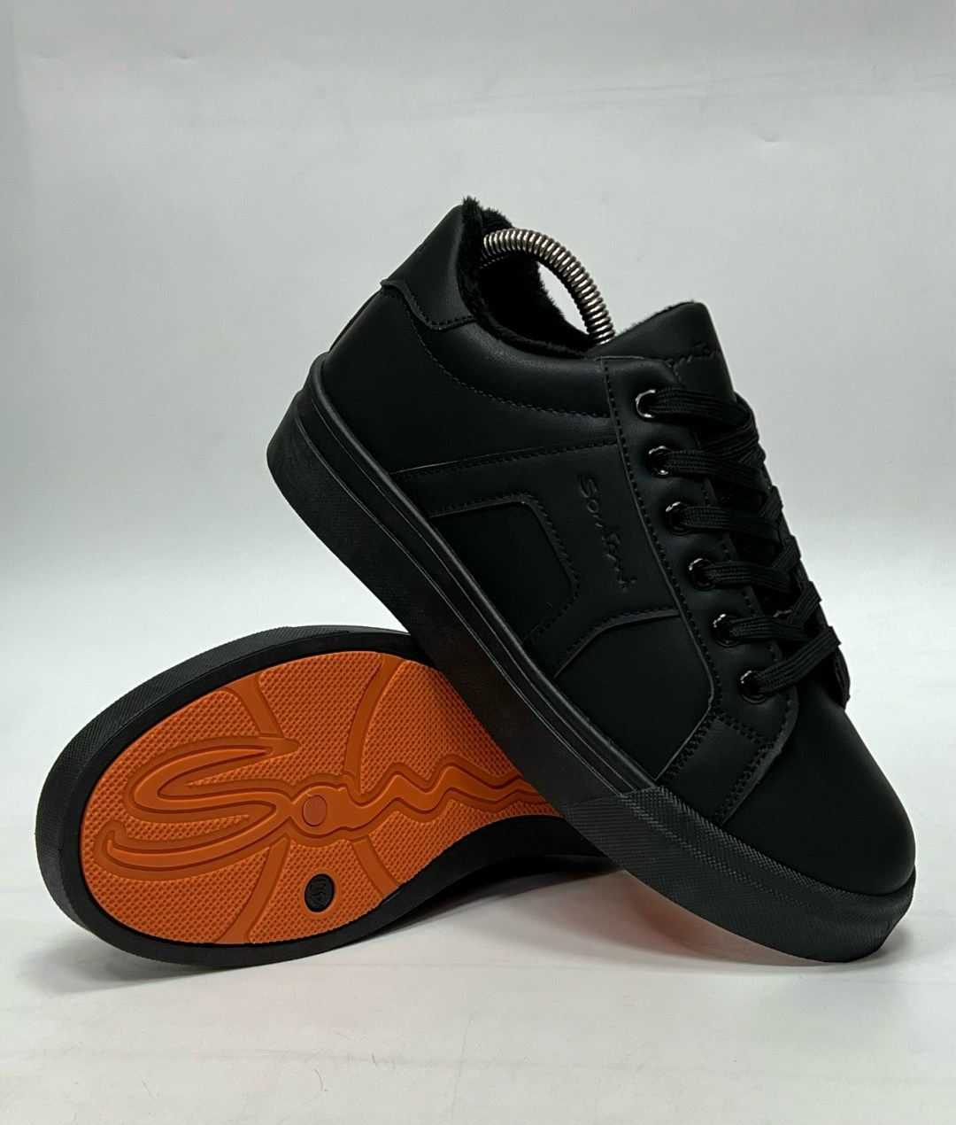 ,спортивная ,кожаные кроссовки,кроссовки повседневные,черные кроссовки