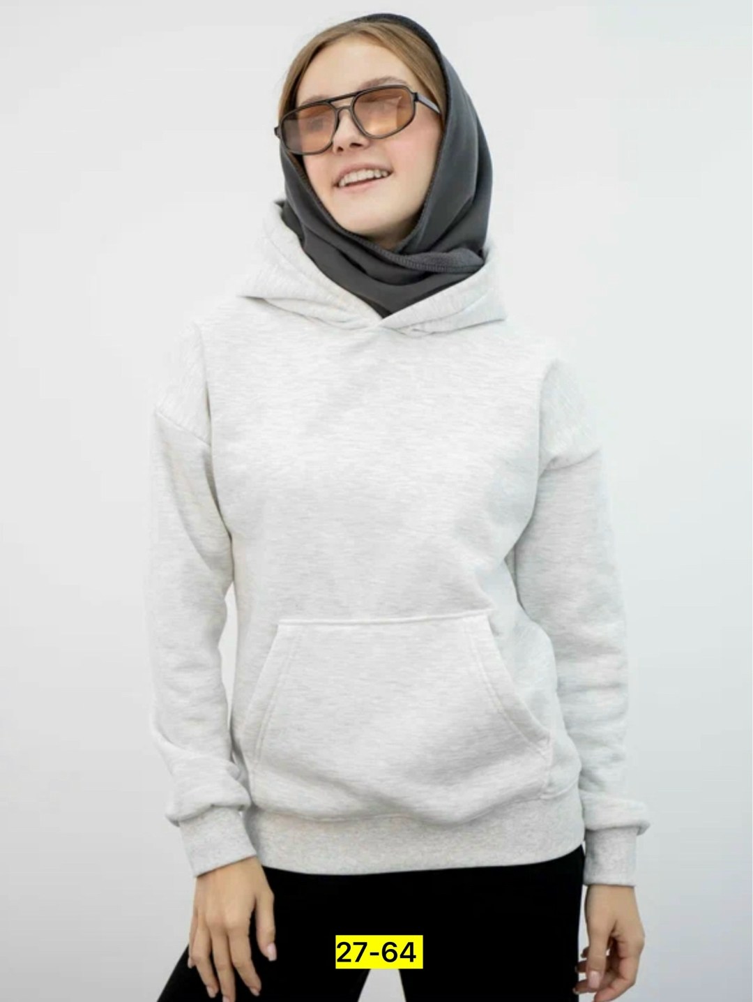 шарфы для женщин,толстовка с капюшоном,женское толстовка,худи серое,однотонная толстовка