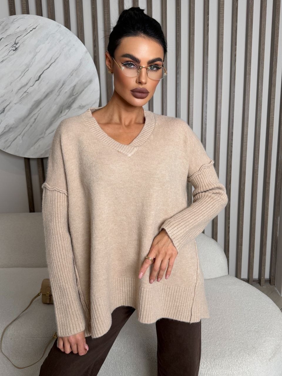 свитера женские,вязаные свитера,женская кофта,кофта пуловер,свитер бежевый