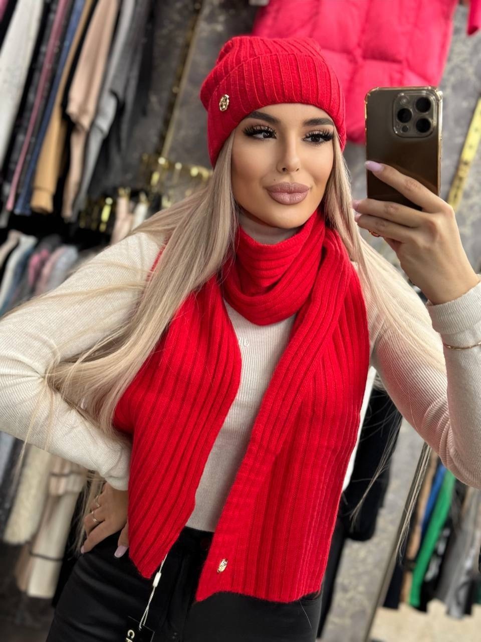 комплект шапки,шапка женская,женская вязаная шапка,вязаные комплекты,комплект шапка снуд женский