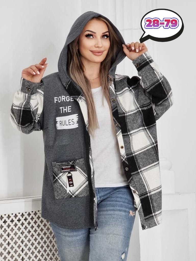 рубашка с капюшоном,теплая кофта,кофта женская,рубашка оверсайз теплая в клетку,толстовка женская