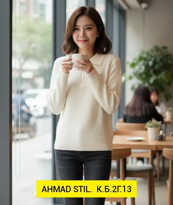 свитер с воротником,женский свитер,кашемировый свитер с воротником,вязаный свитер с воротником,свитер с воротником поло