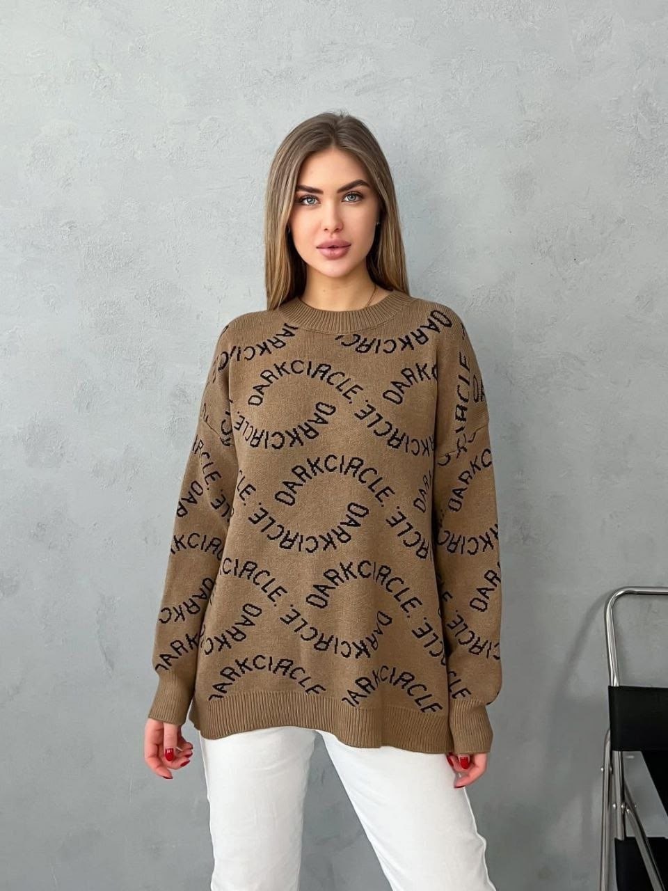 свитер оверсайз вязаный,свитера женские,свитер тренд 2025,свитер в стиле оверсайз,кофта женский