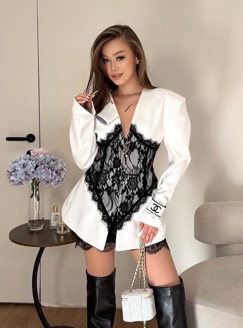 стильные костюмы,элегантные наряды,пиджак женский с кружевом,женские жакеты