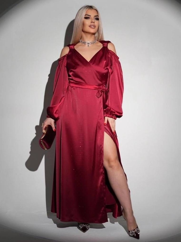 платье женские вечерние,атласное платье,платье нарядное,шелковое платье,платье большие размеры