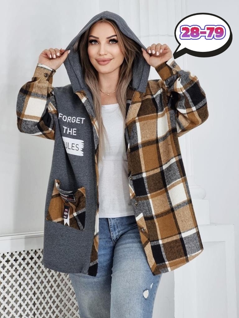 рубашка с капюшоном,теплая кофта,кофта женская,рубашка оверсайз теплая в клетку,толстовка женская