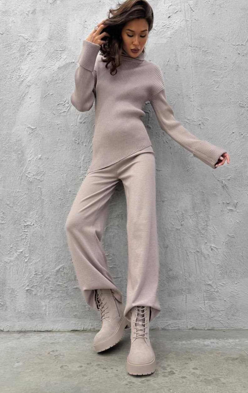 костюмы брючные,костюм с брюками,костюм трикотажный,женский костюм лапша,вязаные костюмы