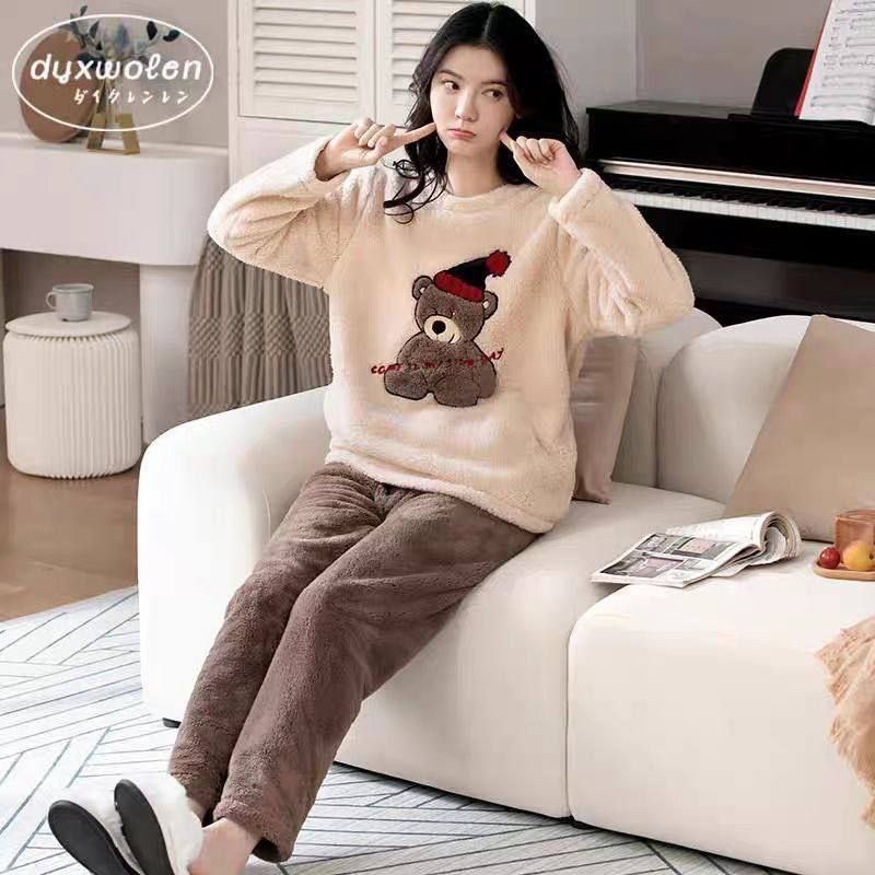 теплая пижама,зимняя пижама,теплая пижама женская,женский пижама,пижамы для женщин