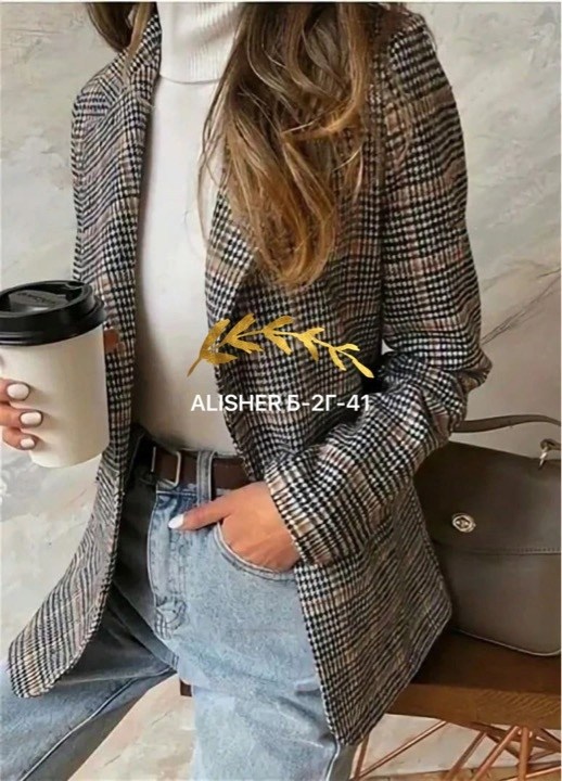 пиджак женский,пиджак в клетку,пиджак и жакет,пиджаки женские стильные,женский клетчатый пиджак