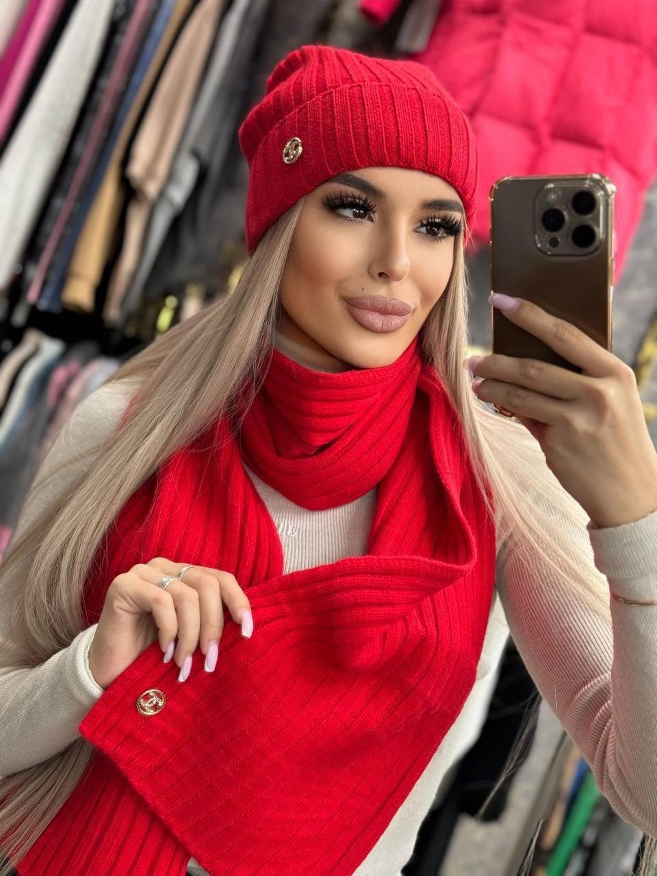 комплект шапки,шапка женская,женская вязаная шапка,вязаные комплекты,комплект шапка снуд женский