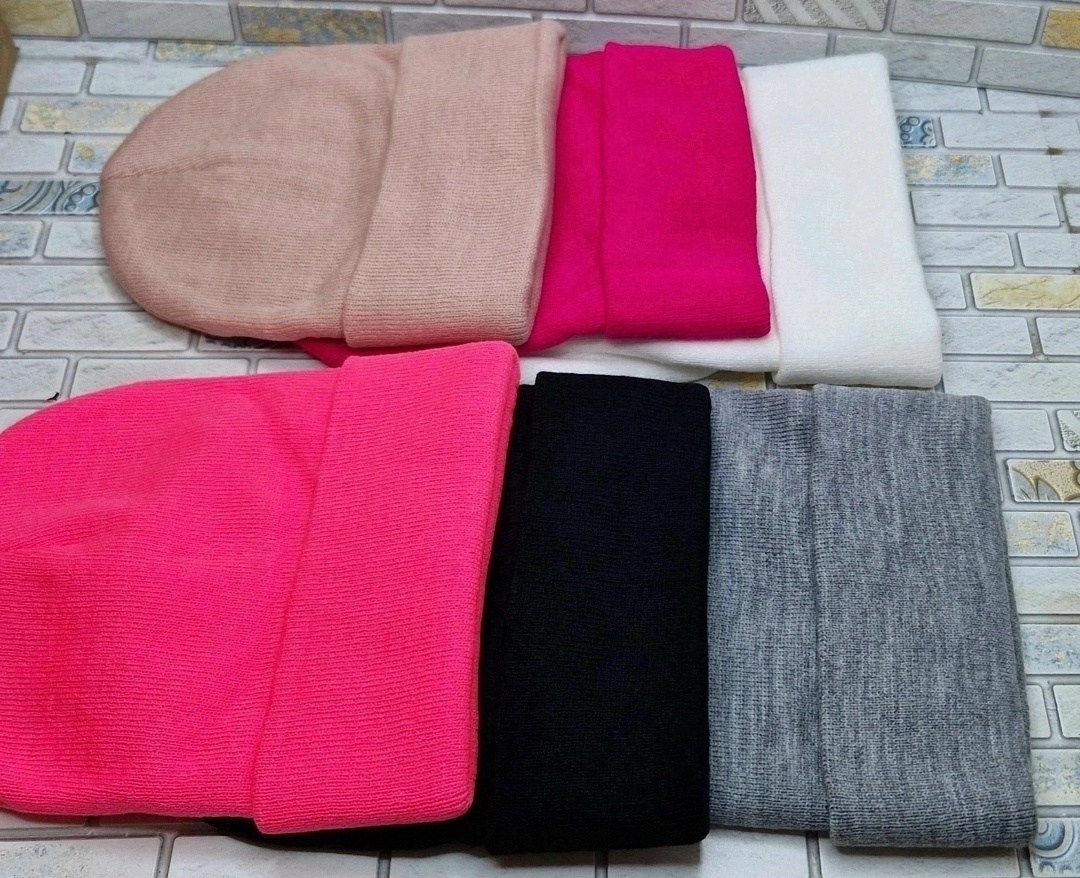 шапка женская,шапка бини,шапкa,шапка двойная трикотажная,модная шапка