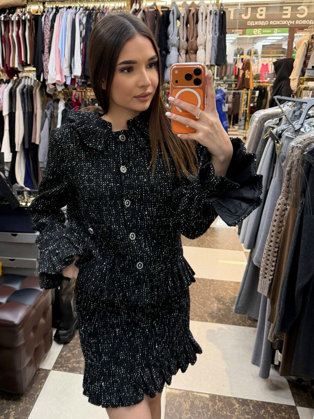 твидовый костюм с юбкой,твидовый костюм,костюмы в стиле шанель,женский твидовый костюм,костюм с юбкой