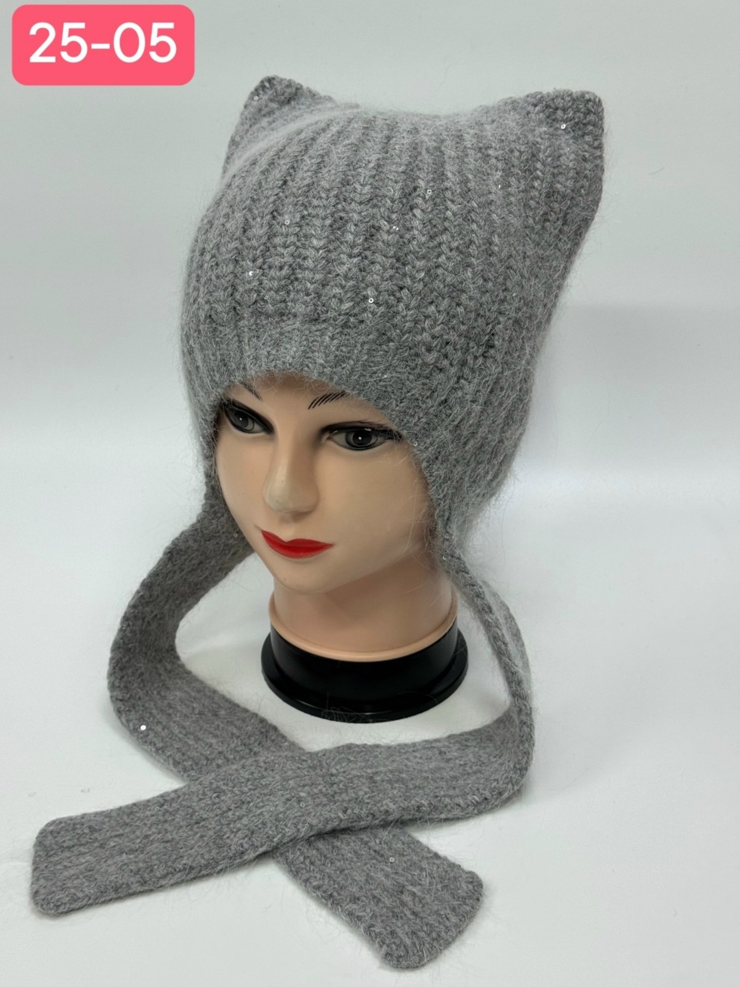 шапка вязаная с ушками,шапка вязаная,шапка с ушками для девочки,шапка для девочек,шапка с ушками