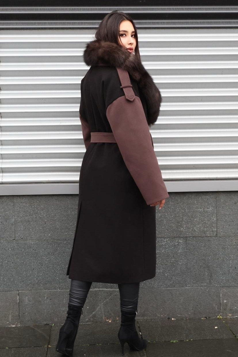 пальто с мехом,пальто с воротником,пальто с соболем,пальто с меховым воротником,стильное пальто